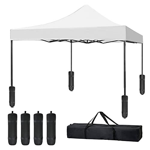 10x10ft Portable Party Tent with Waterproof Top and Backpack Bag - Furniture4Design