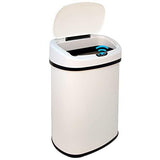 13 Gallon Touchless Stainless Steel Trash Can with Automatic Lid - Furniture4Design