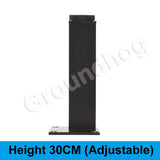 4pcs Aluminum Alloy Adjustable Furniture Cabinet Sofa Desk Table Bed Legs Feet Height(50-300mm)x38mm Width With Mounting Screws