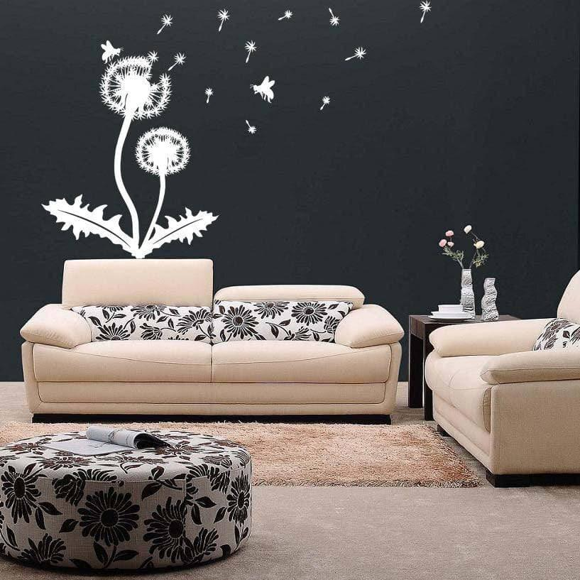 Vinyl Sticker Decal - Nature's Delight, Botanical Blossom Floral Wall Art Decoration