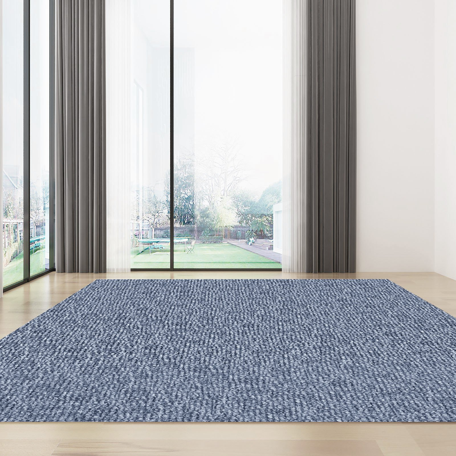 VEVOR Gray Marine Carpet 6 ft x 29.5 ft, Boat Carpet Rugs, Indoor Outdoor Rugs for Patio Deck Anti-Slide TPR Water-Proof Back Outdoor Marine Carpeting Outdoor Carpet