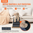 VEVOR Dog Ramp, Folding Pet Ramp for Bed, Adjustable Dog Ramp for Small, Large, Old Dogs & Cats, Wooden Pet Ramp with 41.3" Long Ramp, Adjustable from 13.77" to 25.59", Suitable for Couch, Sofa, Car