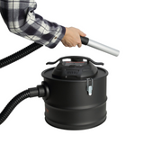 VEVOR Ash Vacuum Cleaner, 4 Gallon with 1200W Powerful Suction, Ash Vac Collector with 47.2 in Flexible Hose, for Fireplaces,  Log Burner, Grills, Pellet Stoves, Wood Stove, Pizza Ovens, Fire Pits