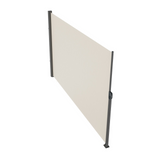 VEVOR Beige Retractable 71''*118'' Awning-Rugged Full Aluminum Rust-Proof; Patio Sunshine Screen; Privacy Divider; Wind Screen. Longer Service Life, Suitable for Courtyard, Roof Terraces and Pools