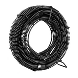 VEVOR Drain Cleaning Cable 45 FT x 7/8 Inch, Professional Sectional Drain Cleaner Cable with 6 Cutters for 0.8" to 5.9" Pipes, Hollow Core Sewer Drain Auger Cable for Sink, Floor Drain, Toilet