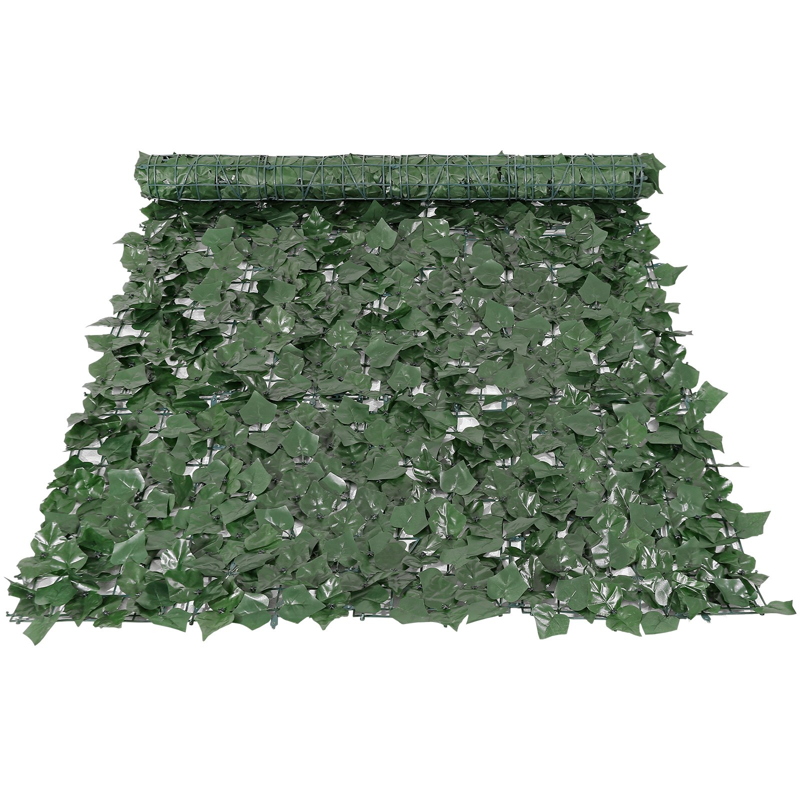 VEVOR Ivy Privacy Fence, 39 x 98 in Artificial Green Wall Screen, Greenery Ivy Fence with Strengthened Joint, Faux Hedges Vine Leaf Decoration for Outdoor Garden, Yard, Balcony, Patio Decor