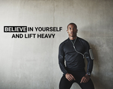 "Believe in Yourself" - Motivational Gym Wall Decal