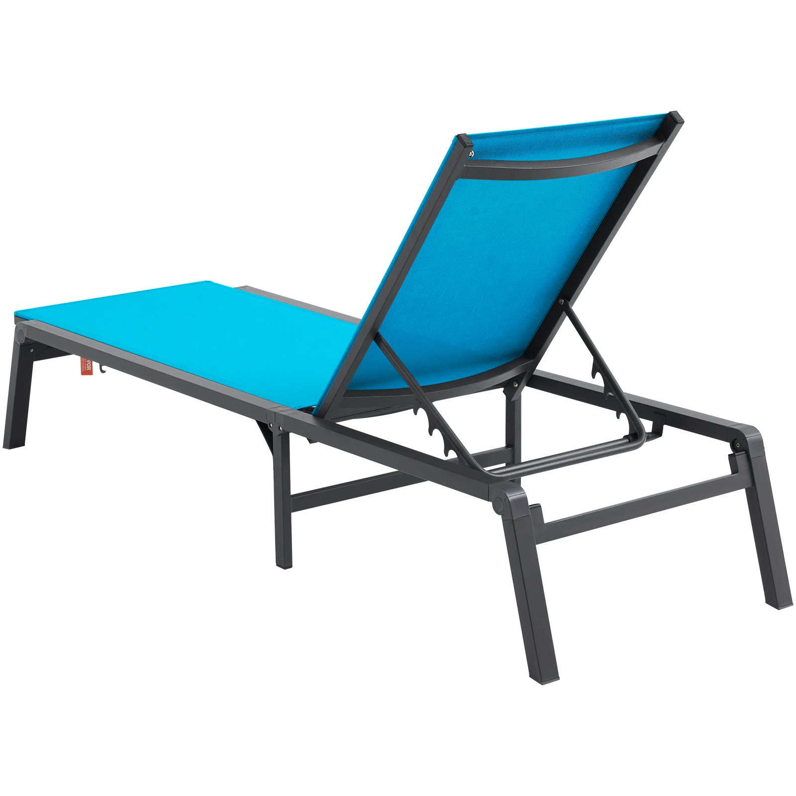 VEVOR Chaise Lounge Chair Outdoor Patio Lounge Chair with Adjustable 5-Position