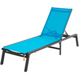 VEVOR Chaise Lounge Chair Outdoor Patio Lounge Chair with Adjustable 5-Position