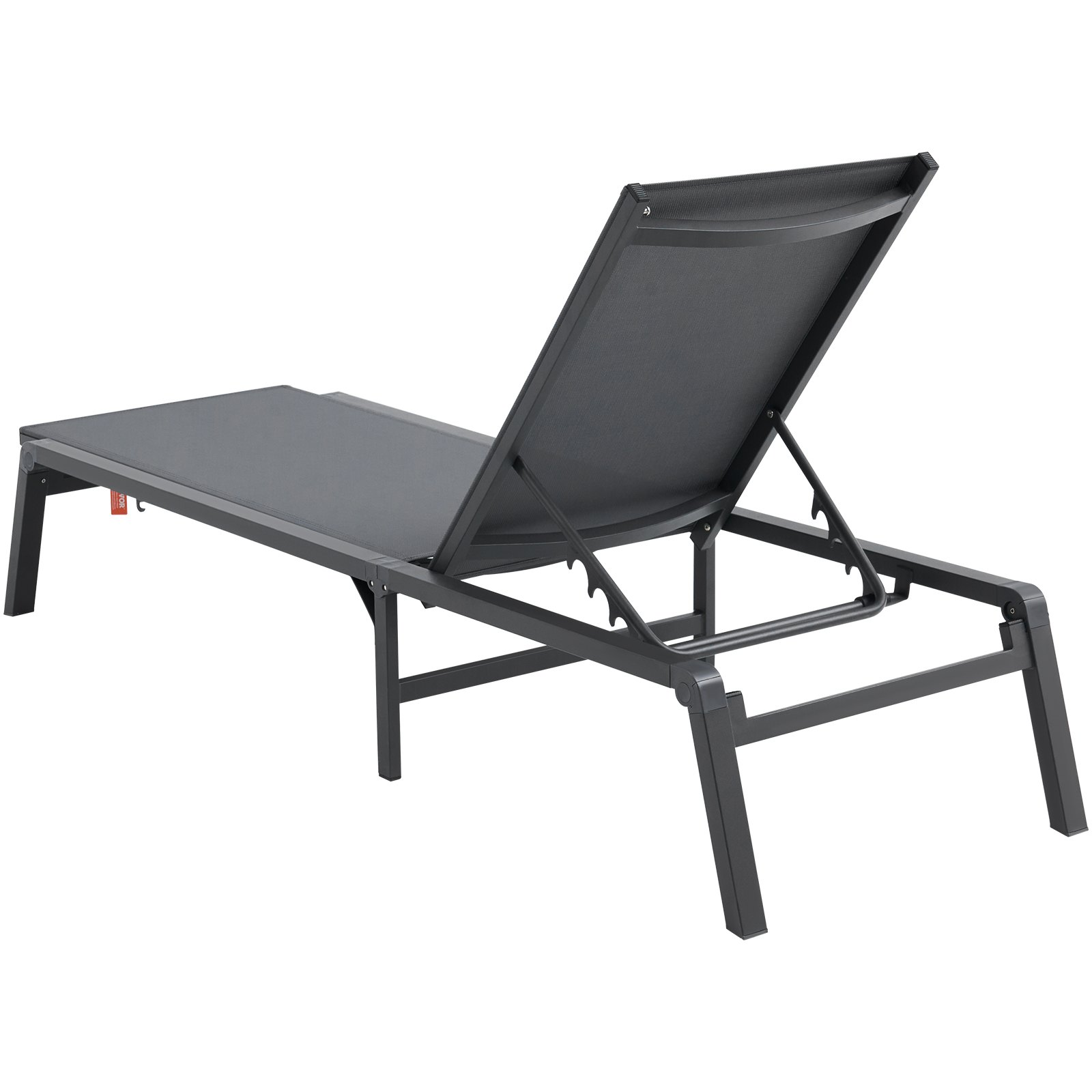 VEVOR Chaise Lounge Chair Outdoor Patio Lounge Chair with Adjustable 5-Position