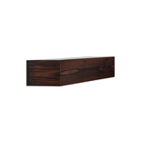 VEVOR Fireplace Mantel Wood Shelf Floating Rustic Fireplace Mantel 60" Brown