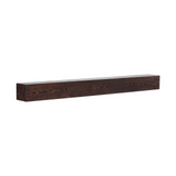 VEVOR Fireplace Mantel Wood Shelf Floating Rustic Fireplace Mantel 72" Brown