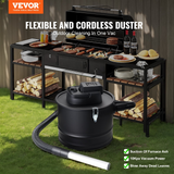 VEVOR Ash Vacuum Cleaner 15L 10 Kpa for Fireplaces Pellet Stoves Grills BBQ