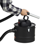 VEVOR Ash Vacuum Cleaner 15L 10 Kpa for Fireplaces Pellet Stoves Grills BBQ