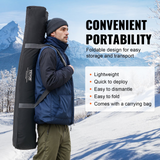 VEVOR 1-2 Person Ourdoor Portable Ice Shelter Pop-Up Ice Fishing Shanty Tent