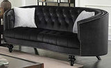 Furniture of America Loveseat, Black