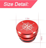 Cigarette Lighter Plug Cover for Car, Dustproof Waterproof Cigarette Lighter Plug, Universal for Most Vehicles, Cars, Boat, RV with 12 Volt Power Source (Red6)