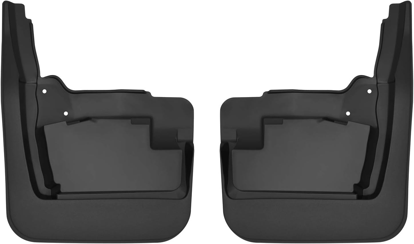 Husky Liners — Front Mud Guards | Fits 2019-2024 GMC Sierra 1500 - Black, 2 Pc | 58271