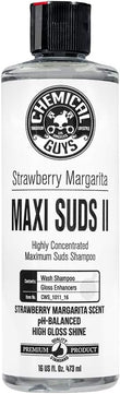 Chemical Guys CWS_1011_16 Maxi-Suds II Foaming Car Wash Soap (Works with Foam Cannons, Foam Guns or Bucket Washes) Safe for Cars, Trucks, Motorcycles, RVs & More, 16 fl oz, Strawberry Scent