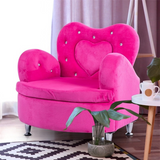 Soft Velvet Armrest Couch Toddler Kids Sofa Rose Children's Velvet Sofas