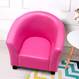 PU Leather Kids Sofa Armrest Chair Sturdy Non-slip Feet Children Sofa Entertainment and Leisure Multi-functional Chair