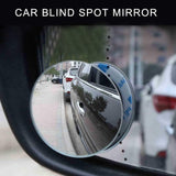 2 Pcs Blind Spot Mirrors, 360°Rotate Side Mirror Blindspot Round HD Glass Car Mirrors Adjustable Stick-on Convex Side View Spot Mirror for Universal Car