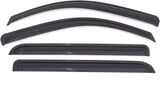 Auto Ventshade 94806 Ventvisor Deflector 4 pc.; Smoke; Outside Mount;