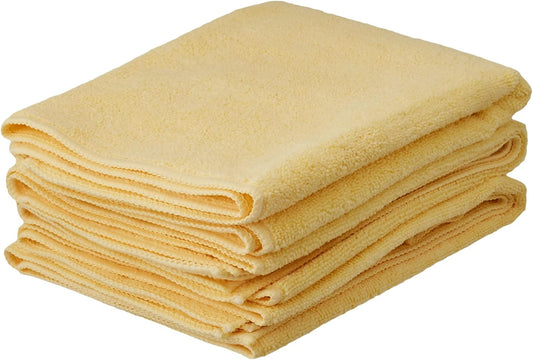 Amazon Basics Thick Microfiber Cleaning Cloths, 3-Pack