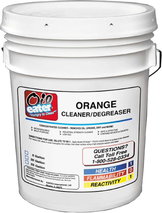 Oil Eater Aod5G11904 Orange Cleaner Degreaser 5 Gallon Pail, Pack of 1