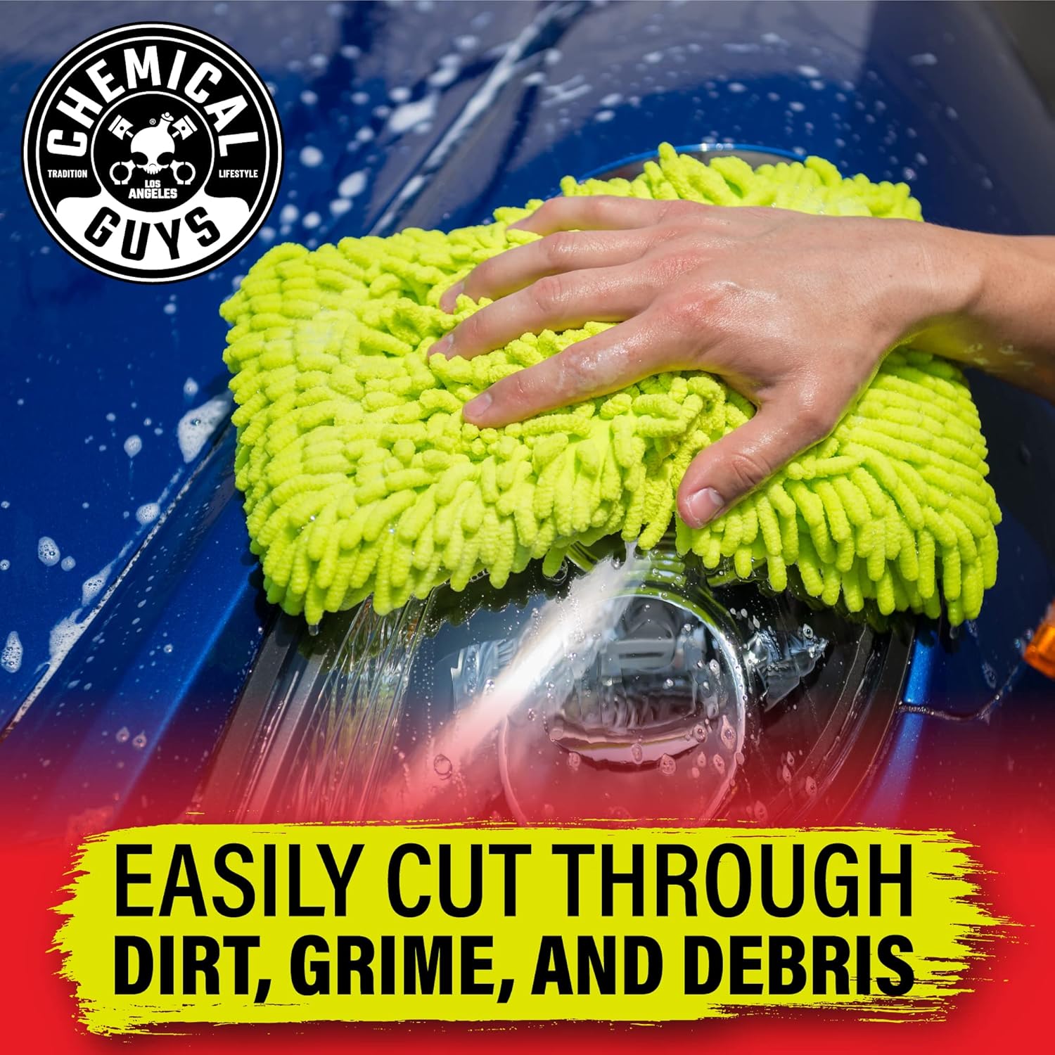 Chemical Guys CWS_1011_16 Maxi-Suds II Foaming Car Wash Soap (Works with Foam Cannons, Foam Guns or Bucket Washes) Safe for Cars, Trucks, Motorcycles, RVs & More, 16 fl oz, Strawberry Scent