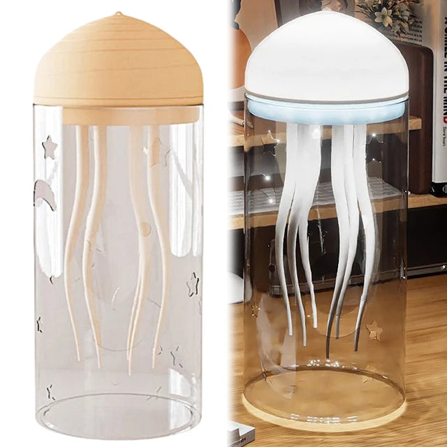 Jellyfish Light Atmosphere Night Lights Type-C Charging Bedside Lamp Flexible Tentacles for Holiday Children Christmas Gifts