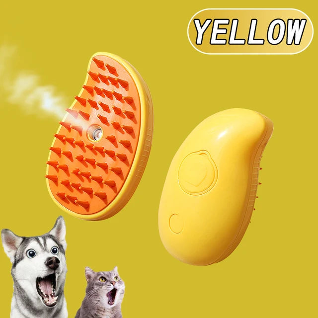 3 in 1 Electric Pet Brush Cat Steam Brush Dog Brush Spray Comb Cat Hair Brushes Massage Pet Grooming Hair Removal Combs