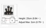 4PCS NAIERDI 5cm-30cm Furniture Adjustable Cabinet Legs Stainless Steel Table Sofa Bed Home Metal Foot With Screws Hardware