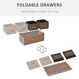 Drawers Storage Tower Dresser with Wood Top, Steel Frame, Storage Organizer - Furniture4Design