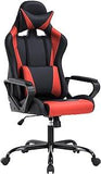 Gaming Chair Racing Chair Office Chair Ergonomic High-Back Leather Chair w/ Arms - Furniture4Design