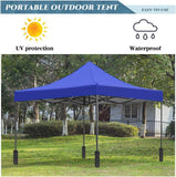 Instant Folding Portable Gazebo with Bag, 10 x 10ft OpenBox Pop Up Canopy - Furniture4Design