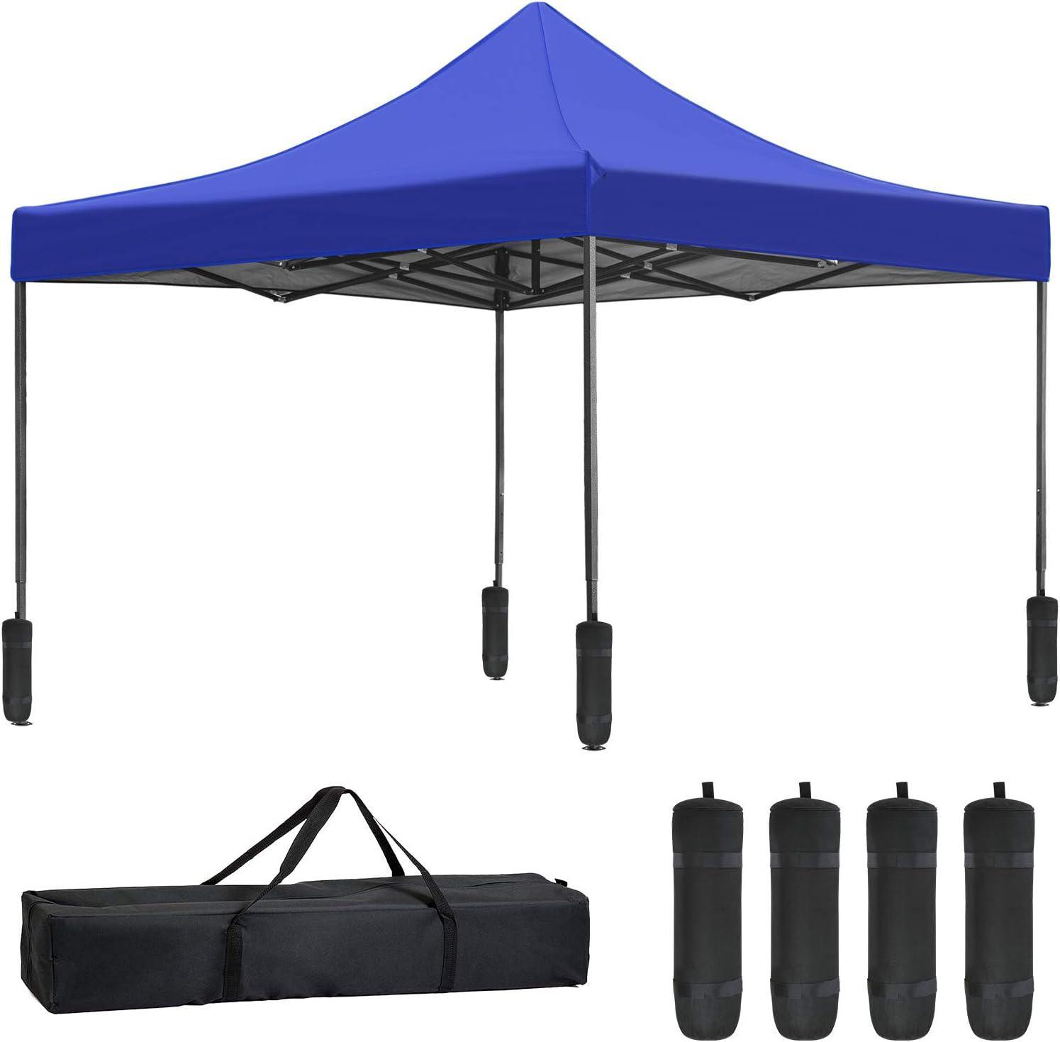 Instant Folding Portable Gazebo with Bag, 10 x 10ft OpenBox Pop Up Canopy - Furniture4Design