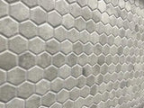 1.5" Matte Cement Look Hexagon Ceramic Mosaic Floor Wall Backsplash- Box of 10 - Furniture4Design