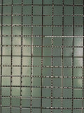 1 7/8" x 1 7/8" Forest Green Tile 10 SQ FT Mosaic Crafts Ceramic C# 657 - Furniture4Design