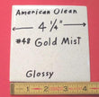 1 pc. Gold Mist-Dust: Ceramic Tile #48 by American Olean 4-1/4" Glossy Speckled - Furniture4Design