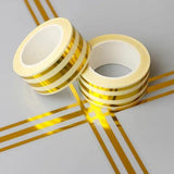 1 Roll 5M Ceramic Tiles Gap Gold Foil Strips Tapes Adhesive Gap Sealing Stickers - Furniture4Design