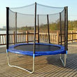 10 FT Trampoline Combo Bounce Jump Safety Enclosure Net With Spring Pad Outdoor - Furniture4Design