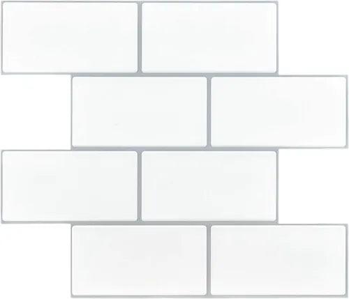 10 pcs Peel and Stick Backsplash for Kitchen Bathroom Self-AdhesiveÊ Tile - Furniture4Design