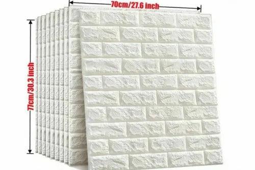 10 Pcs/lot Brick Imitation Tile Sticker With Texture Waterproof Self Adhesive - Furniture4Design