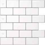 10-Sheet Peel and Stick Backsplash Tile for Kitchen Backsplash, 12X12 Inches off - Furniture4Design