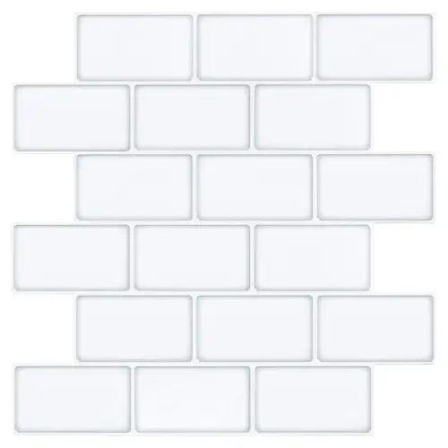 10-Sheet Peel and Stick Backsplash Tile Sticke 12"x12" (Thicker Design) - Furniture4Design