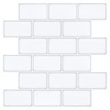 10-Sheet Peel and Stick Backsplash Tile Sticke 12"x12" (Thicker Design) - Furniture4Design