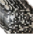 10 Sheets Self-Adhesive Aluminum Mosaic Peel and Stick Metal Tiles 3D Wall Stick - Furniture4Design