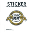 100th Anniversary Route 66 Sticker - Fade Resistant UV Protectant Decal 2.75" - Furniture4Design