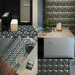 10/30PCS Mosaic Self-adhesive Bathroom Kitchen Decor Home Wall 3D Tile Sticker - Furniture4Design